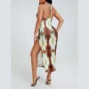 Vestido Estampado de Pincelada