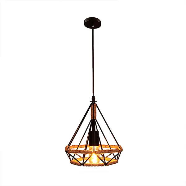 Lampara Colgante Vintage Tipo Diamante 9