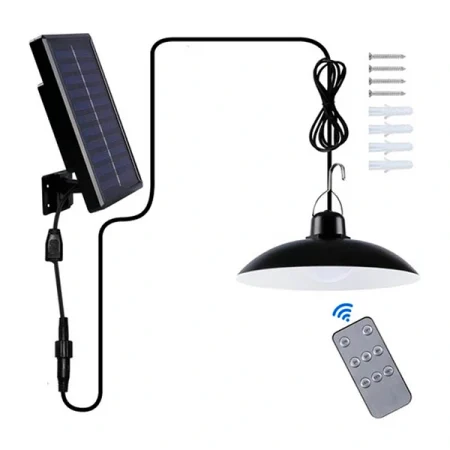 Lampara Solar Colgante Con Control