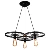 Lampara Colgante 3 Aros tipo Candelabro