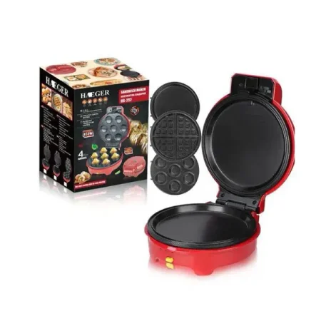 Waflera Crepera Cupcake Mini Waflera 3 En 1 4