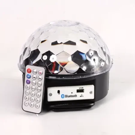 Bola Disco Rítmica Luces Led Fiesta Bluetooth Pendrive 5