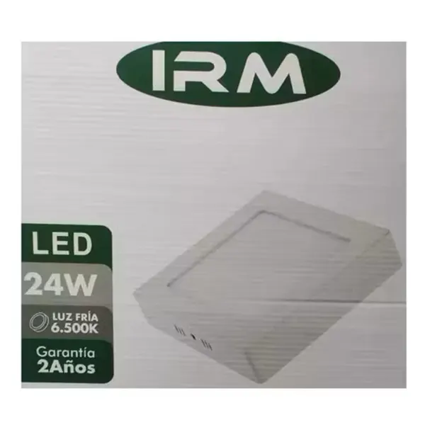 Foco Panel Led Plafón Sobrepuesto Cuadrado 2