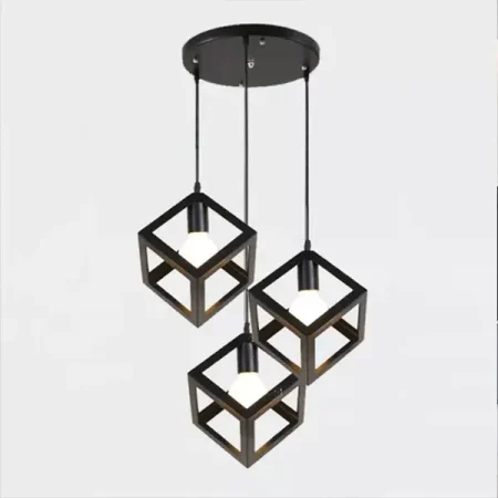 Lampara Colgante Vintage De 3 Luces 3