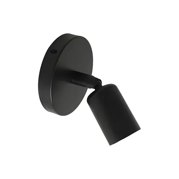 aplique de pared led muro negro ajustable 3