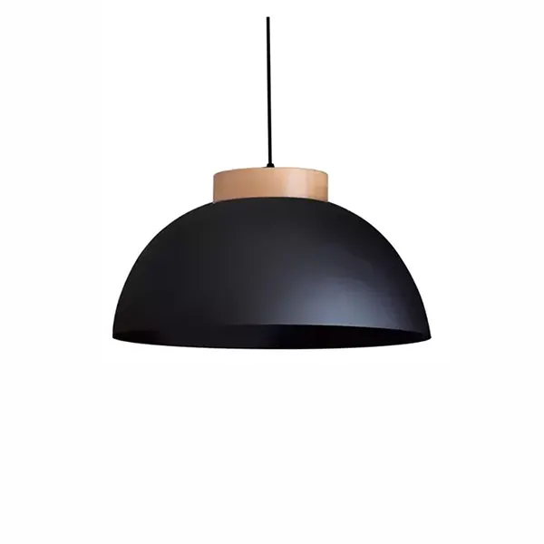 lampara colgante con base de madera barrow