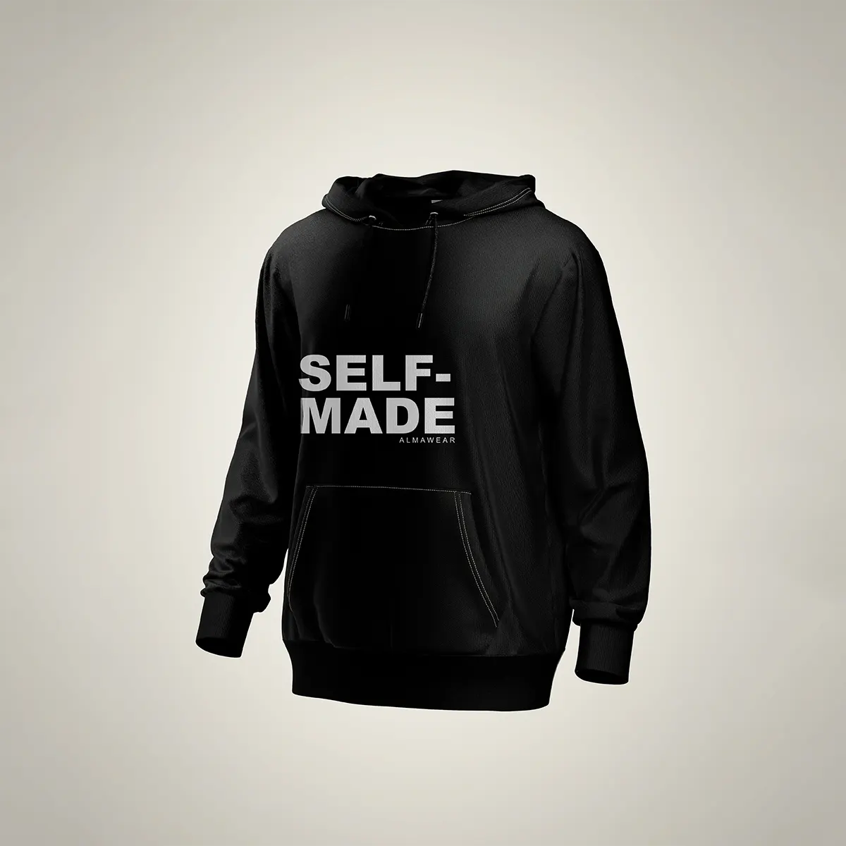 poleron hoddie hombre selfmade bk