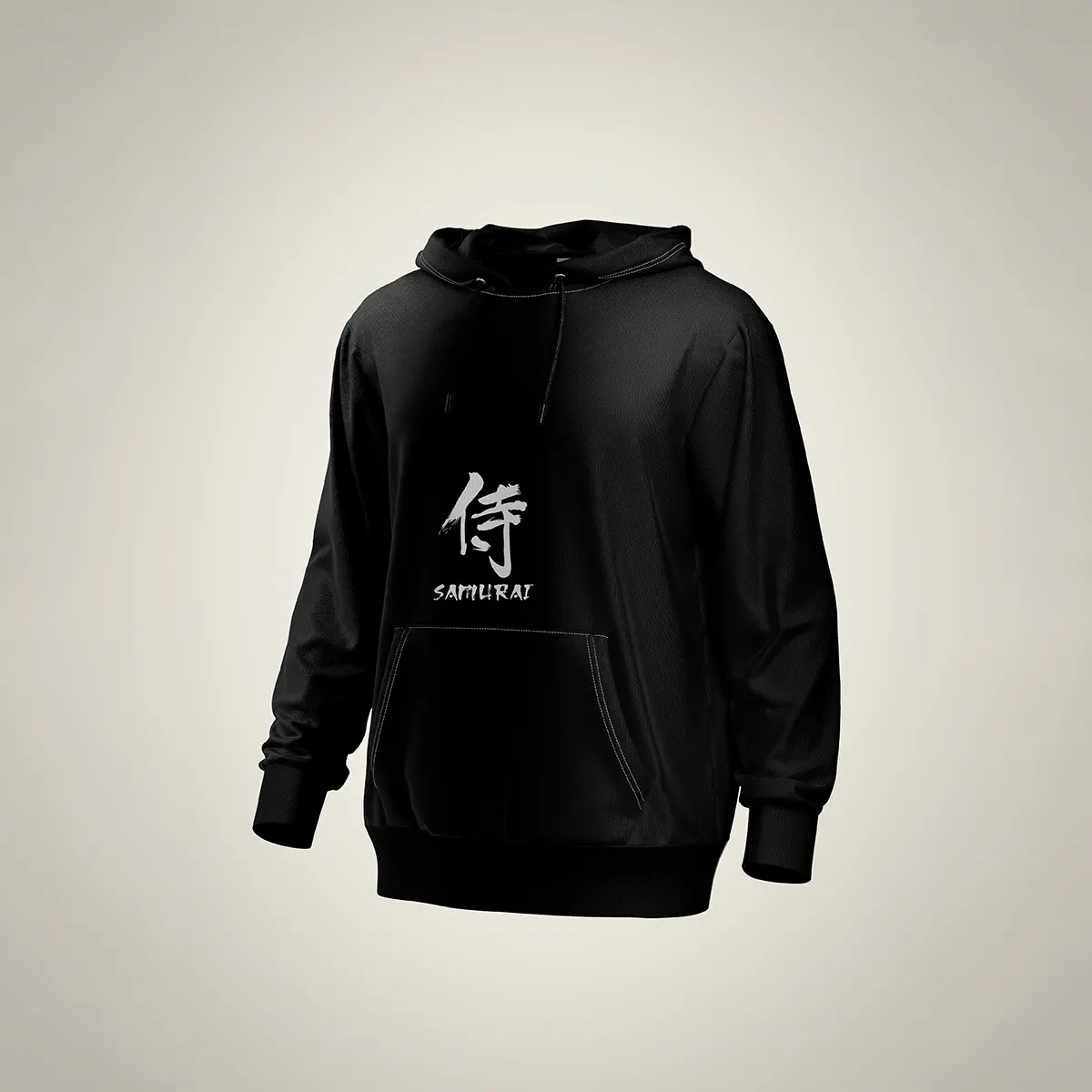 Hoodie Samurai Bk