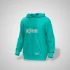 Hoddie Karma Aguamarina Blanco