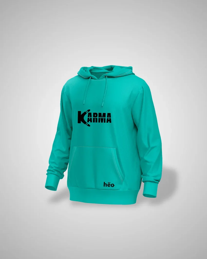 Hoddie Karma Aguamarina Negro